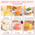4 oz 24 Pack, 4oz TUZAZO Mini Mason Jars with Lids Small Glass Mason Canning Jars for Jam Jelly Yogurt Dessert, Shower