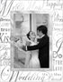 Malden International Designs Mr. and Mrs. Picture Frame, 4x6, Mirrored Glass with Silver Metal Border