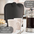 French Press Cozy Cover Insulated, Black - Designed to Keep Coffee Warmer for Longer, Fits Multiple Sizes