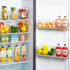 Vtopmart Clear Plastic Pantry Organizer Bins - 6 PCS Food Storage Bins with Handle for Refrigerator, Kitchen,