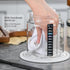 2PackWood Exhaust,35OZ Sourdough Starter Jar Sealed Lid with Automatic with Ounce Scale Line,Date Marked Feeding Band