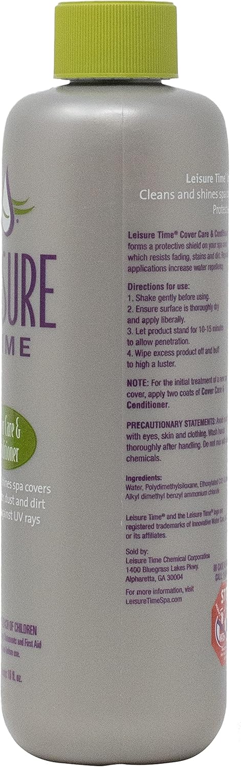 3192A 16 oz LEISURE TIME Spa Maintenance Cover Care and Conditioner, fl