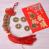 Coopay 240 Pieces Chinese Coins for New Year Feng Shui, Good Luck Fortune I-Ching Ornament with Red Pouch