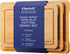 Bamboo Cutting Boards for Kitchen Set of 3 Non-Slip Wood Cutting Boards