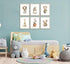 Generic Baby Boy Animals Nursery Wall Art Sport Theme Nursery Painting Picture Wall Decor Cute Lion Hippo Tiger Giraffe