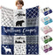 LASTSTA8 Ship Next Day,Ship Next Day,Personalized Baby Blankets for Boys Girls, Custom Flannel