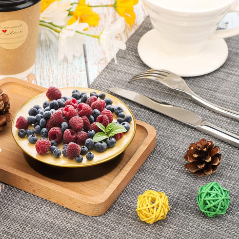Beasea 20 Pack Cheesecake Pan with Lids - 8 Oz 4 Inch Round Foil Tart Tins, Disposable Mini Pie Pans