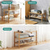 3-Tier Closet, viewcare Free Standing Shoe Racks, Bamboo Wood Shoe Rack for Entryway & Beautiful | Natural | Functional