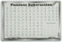 Painless Learning Subtraction Tables Placemat