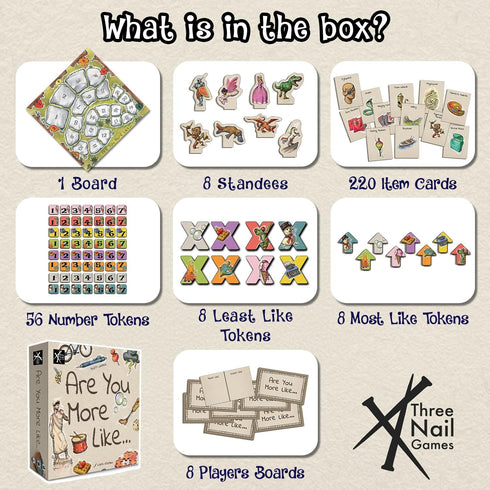 Are You More Like - Fun Board & Card Games for Adults & Families | Conversation & Get-to-Know-You Party Game