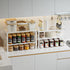 Cabinet,Countertop, Duty(2 PACKS/MEDIUM/WHITE) Jojocross Expandable,Stackable Spice Rack,Seasoning Organizer