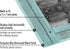 Americanflat 5x7 Picture Frame, Hampton Collection, Distressed Wood, Turquoise Blue, Polished Crystal Clear Glass for