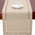 Grelucgo Large Handmade Hemstitch Beige Table Runner, Rectangular 14 by 108 Inch