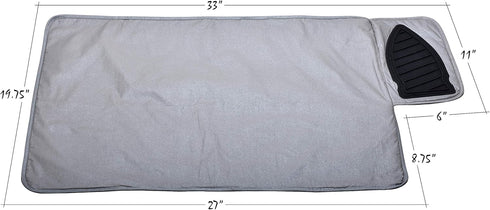 Handy Laundry Portable Ironing Mat - Easily Converts Any Flat Surface into an Ironing Board with Silicone Slip