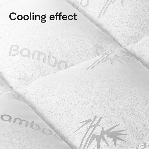 Viscose Made from Bamboo Twin XL Mattress Topper, Thick Cooling Breathable Pillow Top for Back Pain Relief