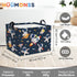 36L Space Rockets Laundry Hamper Cartoon Astronaut Large Storage Basket Planet Collapsible Parents Organizer Boys