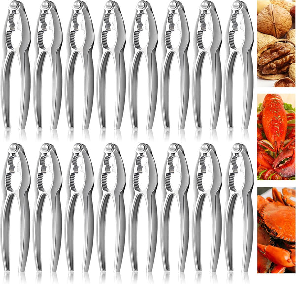 Crab Crackers and Tools, 16 Pieces Lobster Crackers Crab Crackers Sets Seafood