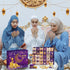 Ramadan Advent Calendar with Drawers 2024, 30 Empty Boxes for 30 Days, Eid Mubarak Countdown Calendar Gift