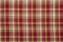 VHC Brands Rustic Thanksgiving Kitchen Curtain, Beckham Plaid Rod Pocket Cotton Valance, 16x60 Inches, Rust Red