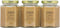 Just Makes Scents 3 Pack - Coffee House Scented Soy Blend Candle, Fresh Coffee Smell, Hand Poured