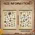 2 15.7 23.6 Inch(Vintage Geosar Pcs Vintage Mushroom Flower Butterfly Tree Poster Fungus Rustic Wall Hanging