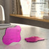 Acrylic Coaster for Desk, Clear Bar Drink Coaster, Clear Cloud Shape Coffee Cup Coaster, Perfect for Tabletop