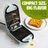 Tasty Mini Sandwich Maker, Makes Sandwiches, Paninis, Grilled Cheese, 600W, Aqua