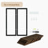 2-Tier Decorative Floating Shelves for Bedroom: Display Hanging Shelves Storage for Home Office Small Space Corner