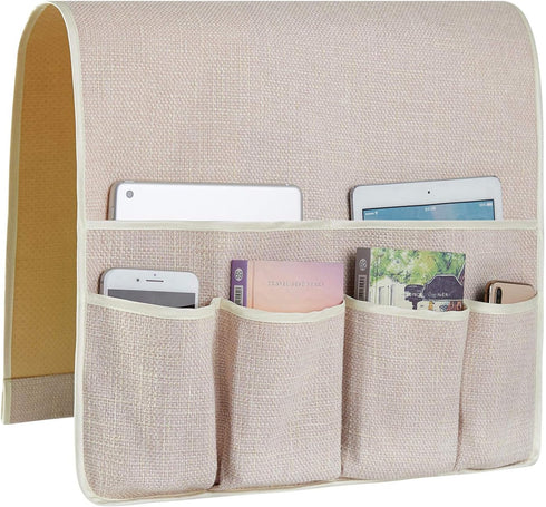 FLYILY Sofa Armrest Organizer Non-Slip Arm Chair Hanging Caddy Remote Control Holder