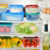 120 Pieces Reusable Elastic Food Bowl Storage Covers - Colorful Plastic for Outdoor Picnic