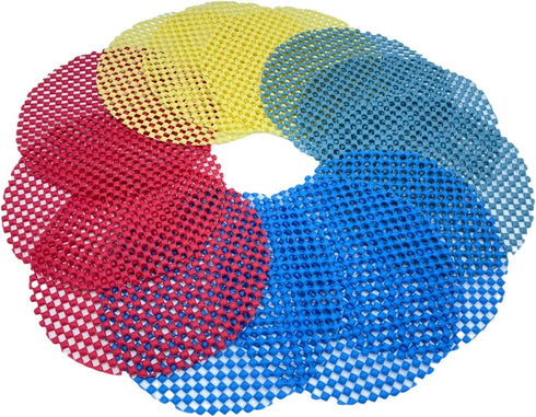 Jar Opener Gripper Pad – 8 Multi-Purpose Manual Silicone Grip Pads for Opening Jars, Bottles, and Cans – 5.5" Round by