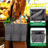 VENO 3 Pack 6 Reusable Grocery Bags, Shopping Bags for groceries, Utility Tote with Handles and Hard Bottom, Foldable