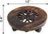 Timwooly 12" Plant Caddy Plant Stand with Wheels Rolling Plant Stand Heavy Duty Wood Plant Caddy, Heavy Duty Rolling