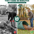 2 Pack 60 Gallon Large Leaf Collector, Dustpan-Style Lawn and Leaf Bags, Collapsible Yard Waste Bags Easy Storage