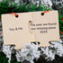 NGHYANNA 2025 NGHYANA Wooden Puzzle Piece Ornament You and Me Keepsake Couples Gift