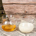 ELITEA Clear Glass Creamer Pitcher - 250ml, 8.5 oz. for Milk, Cream, Tea Serving