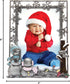 Neil Enterprises Inc. Pewter Winter Snowman Christmas Picture Frame