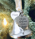 K9king Memorial DAD and MOM Christmas Ornament - A Piece of My Heart is in Heaven, Sympathy Gift for Loss