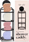 Kitsch Shower Caddy Hanging with Suction Cup Self-Draining Shampoo Bar Holder &