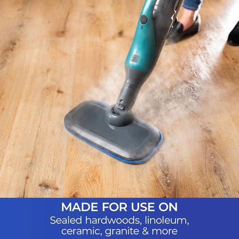 KP1010 4 SM2050 2-in-1 Kenmore Steam Mop Textile Pads, Washable Pads for Kenmore Steam Mop Hard Floor Cleaner, Blue
