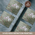 3dRose CST_44349_3 Bunny Rabbit in Tall Grass with Pink Wildflowers - Ceramic Tile Coasters, Set of 4
