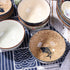 Japanese Retro Style Rice Bowl Set of 4 Porcelain Small Bowls for Cereal, Soup, Dessert, Snack