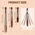 YaHees (9 inch) Wooden Tongs for Cooking, Multi-Purpose for Tossing Salads, Grilling, Flipping Food & Serving Bread