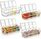 Bokon 4 Set Acrylic Clear Seasoning Box with Spoon, 16 Pcs Kitchen