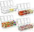 Bokon 4 Set Acrylic Clear Seasoning Box with Spoon, 16 Pcs Kitchen