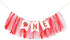 BEADED 1st 1st Strawberry One High Chair Banner - Strawberry Party Decoration,Berry First High Chair Garland,Highchair