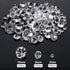 Hicarer 4000 Pieces Diamonds Crystals Acrylic Gems for Wedding Table Scattering, Christmas Party Decorations
