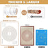 Large Silicone Pastry Mat, Extra Thick Non Stick Baking Mat with Measurement for Dough Rolling, Oven Liner