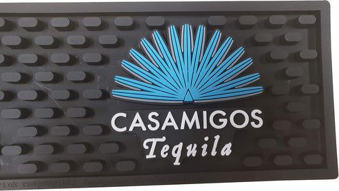 PLESIU JUSTPET Casamigos Tequila Bar Mat, Spill Mat Rail Drip Mat - 23.25" x 3.5"