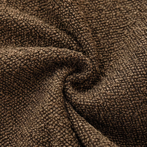 12x20 Inch,1PC,Chocolate Foindtower Decorative Textured Boucle Throw Pillow Covers Accent Solid Lumbar Pillow Cases